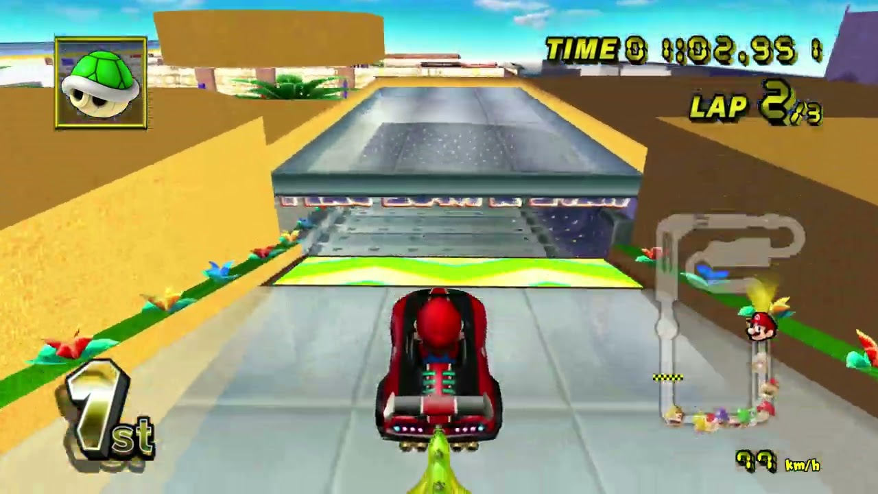Mario Kart Wii - Coconut Mall Reverse