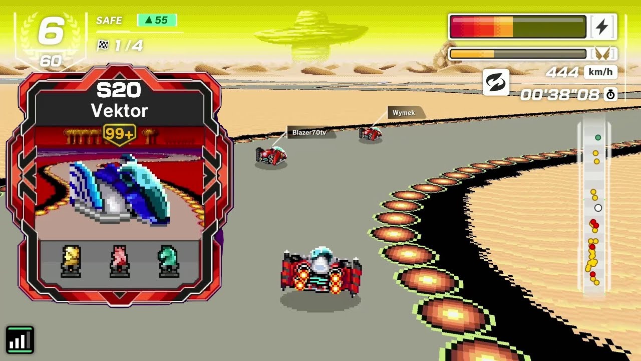 F-Zero 99: Falcon Formation Flying with Blazer70 and Wymek97