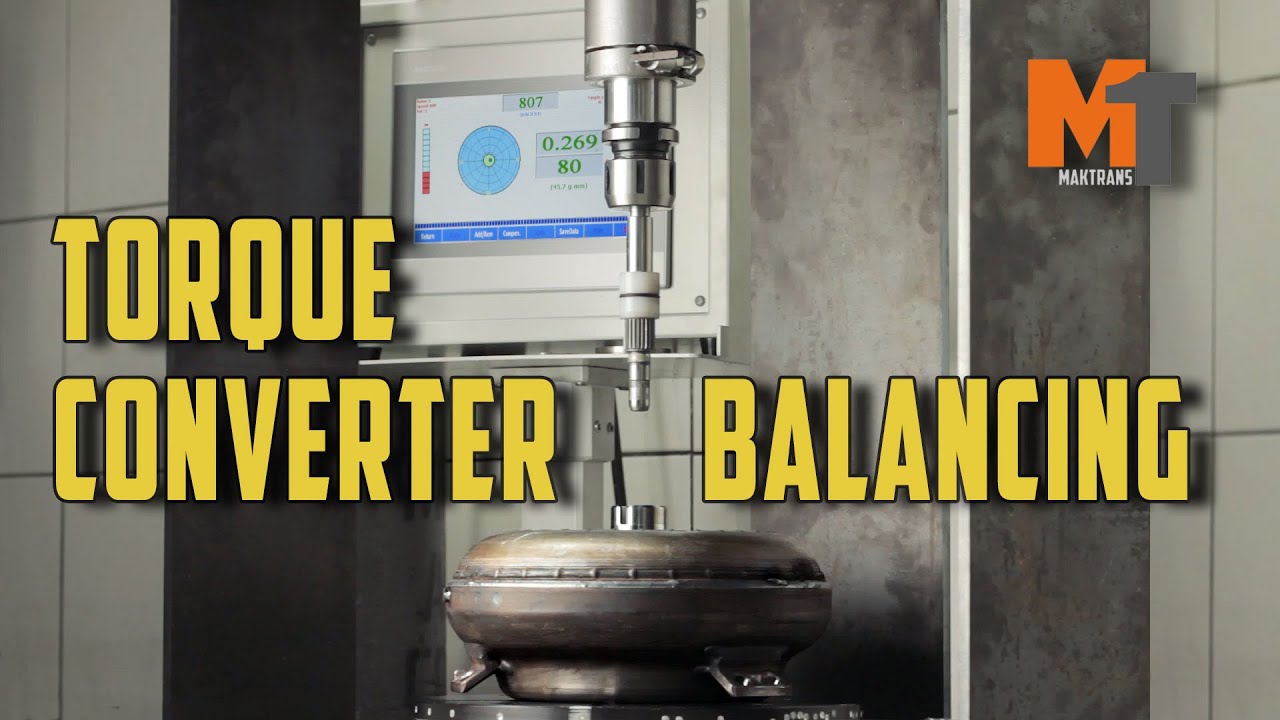 Torque converter balancing