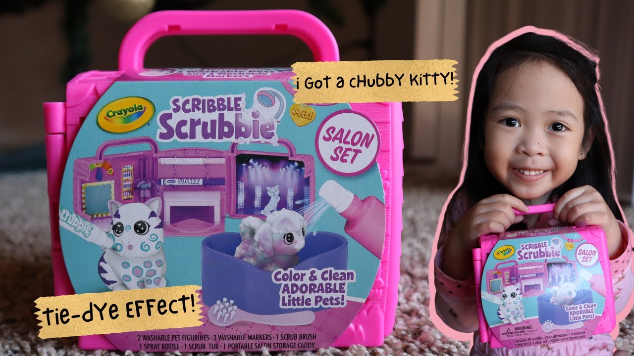 CRAYOLA SCRIBBLE SCRUBBIE PETS BEAUTY SALON PLAYSET | Familia Basa