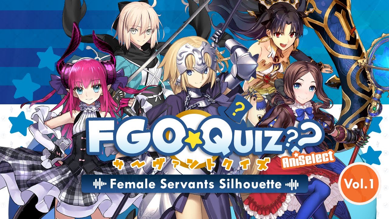【FGO】Guess The Female Servants by Silhouette?? Vol.1 | FGO サーヴァントクイズ !!