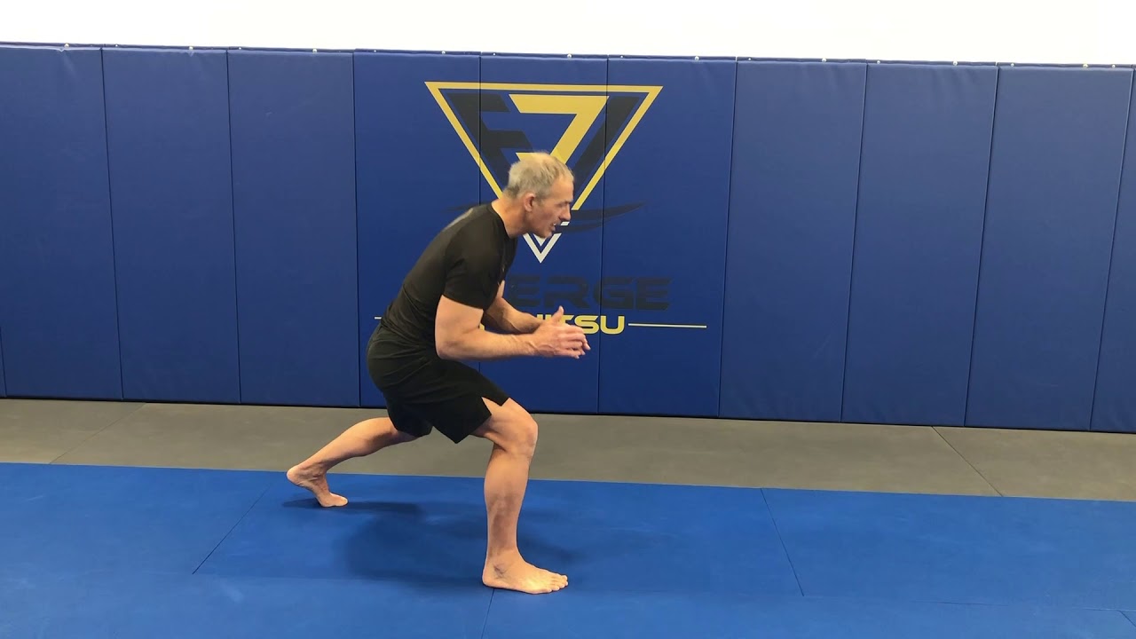 Rock Over Step Solo Drill for Single Leg Takedown
