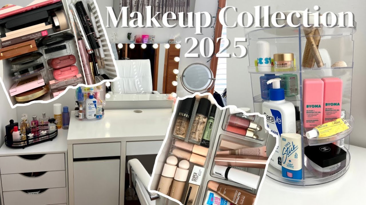 MAKEUP COLLECTION 2025 || updated makeup & skincare
