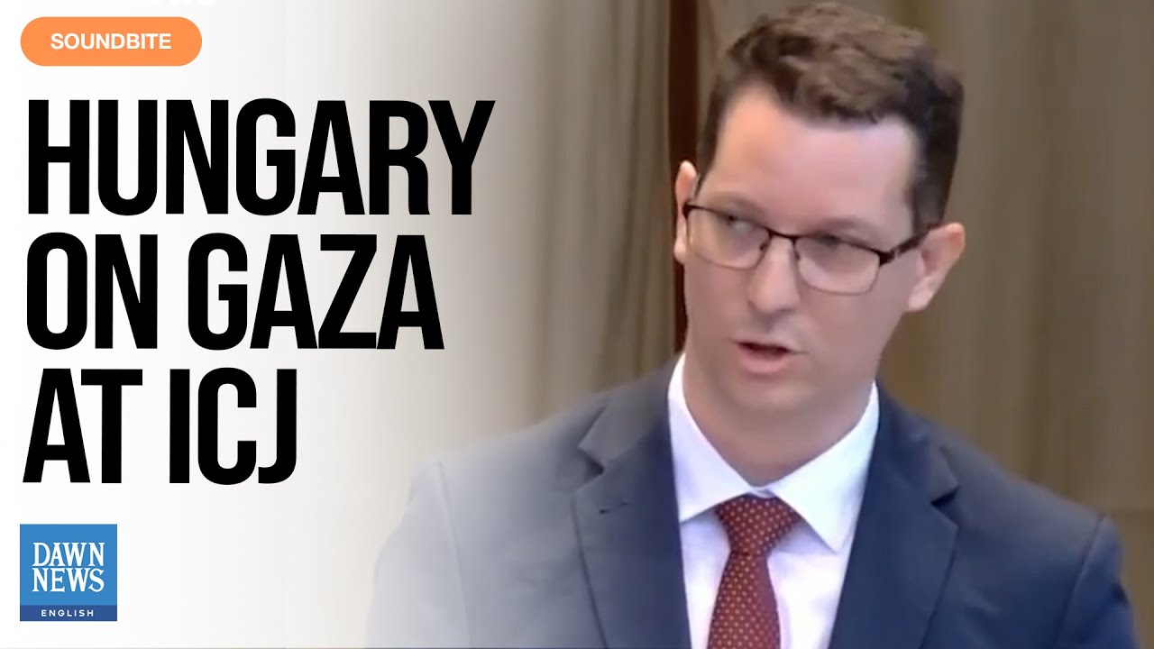 Full Speech: Hungary Accuses ICJ of Politicisation | ICJ Hearing | Israel Gaza | Dawn News English