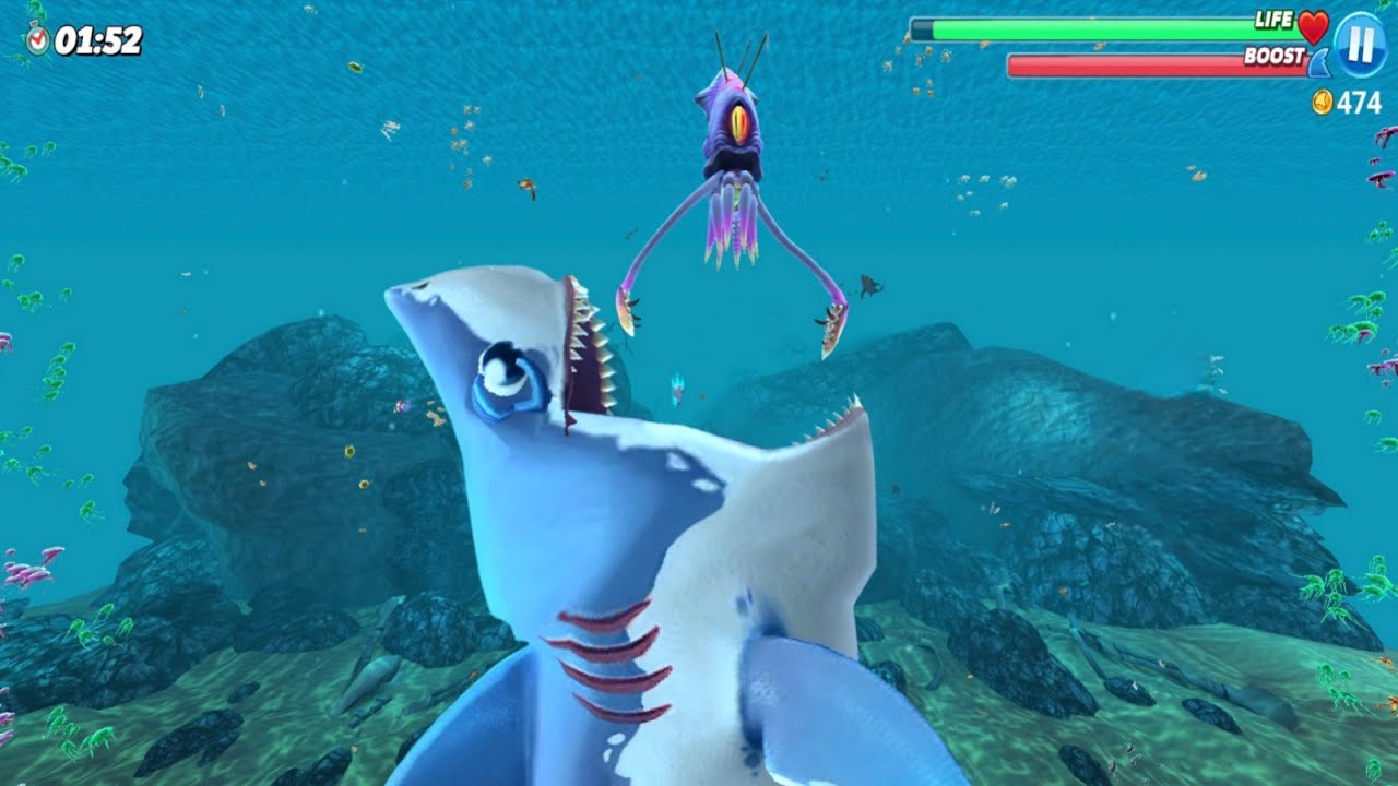 NEW PORBEGLE VS COLOSSAL SQUID BOSS LIVE EVENT - Hungry Shark World