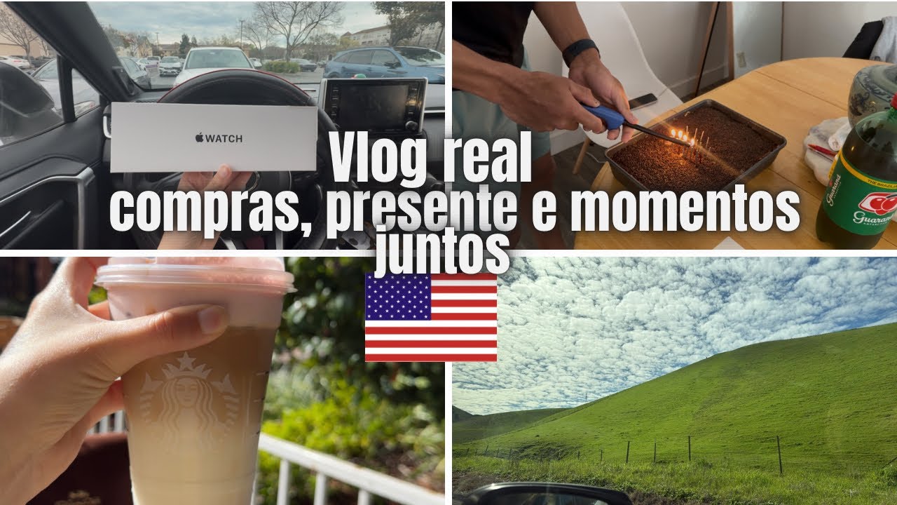 Vlog real compras,presente e momentos juntos🇺🇸🥳