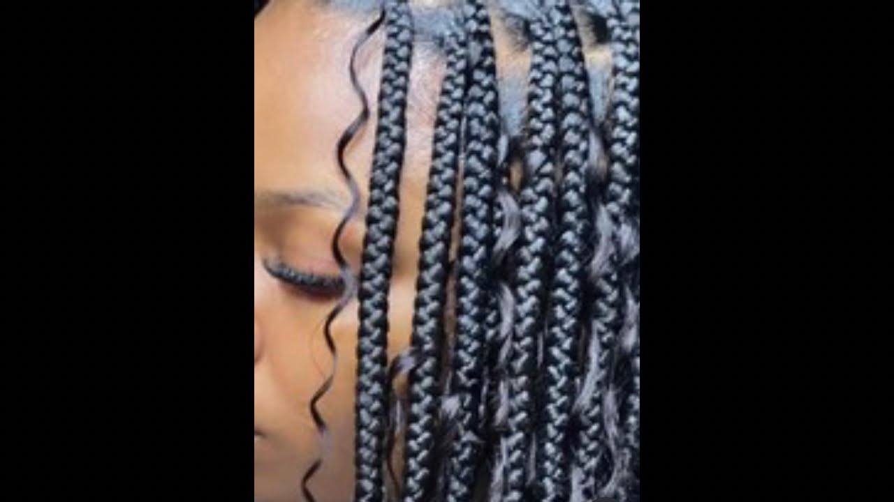 Ade Jollof African Hair Braiding Salon is live! How to do boho knotless braids