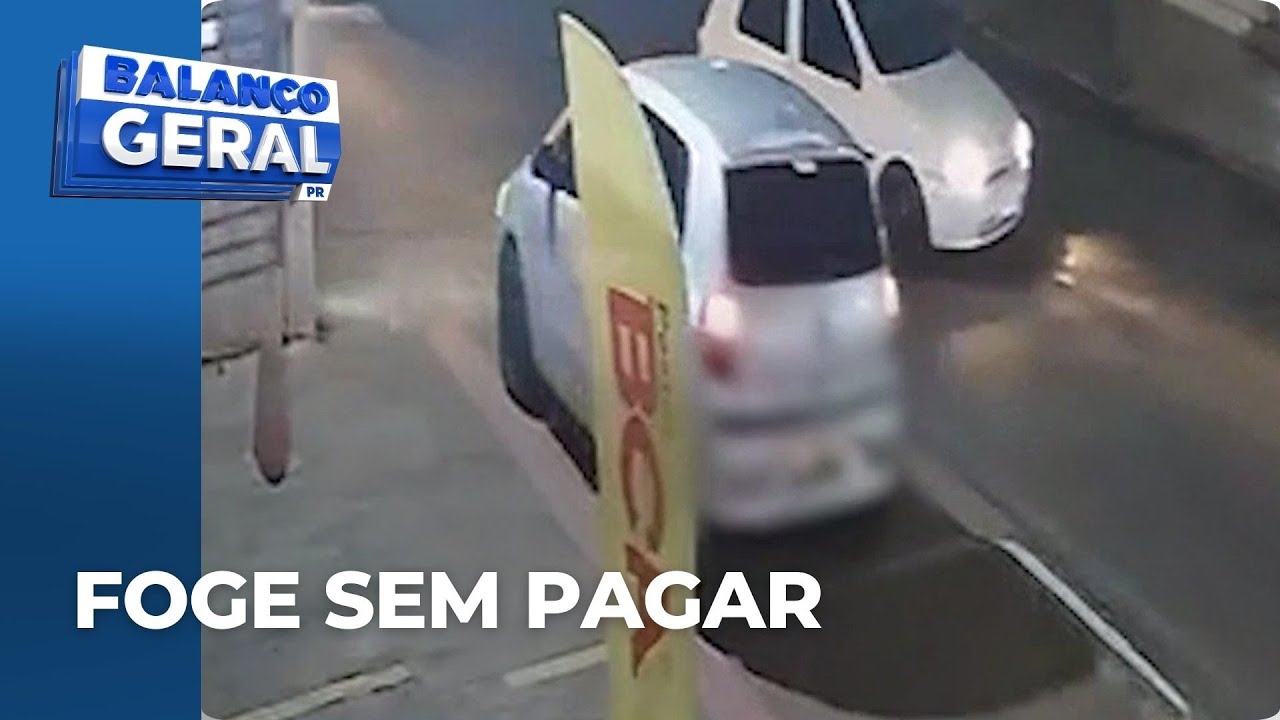 Homem foge sem pagar em posto de combustível no Jardim Alvorada, em Maringá