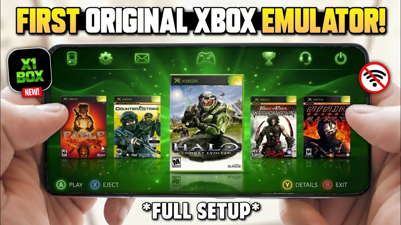 🚀 Pierwszy oryginalny emulator konsoli Xbox na Androida! | Pełna konfiguracja emulatora X1 Box + ...