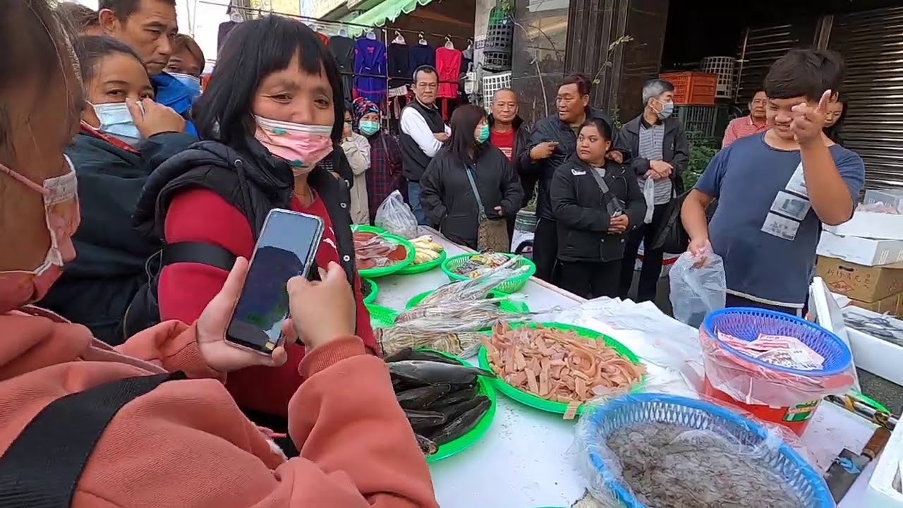 原住民說我們開了3噸半的來 不怕的啦 中彰海王子 烏日火車站 海鮮叫賣 海鮮拍賣 叫賣哥