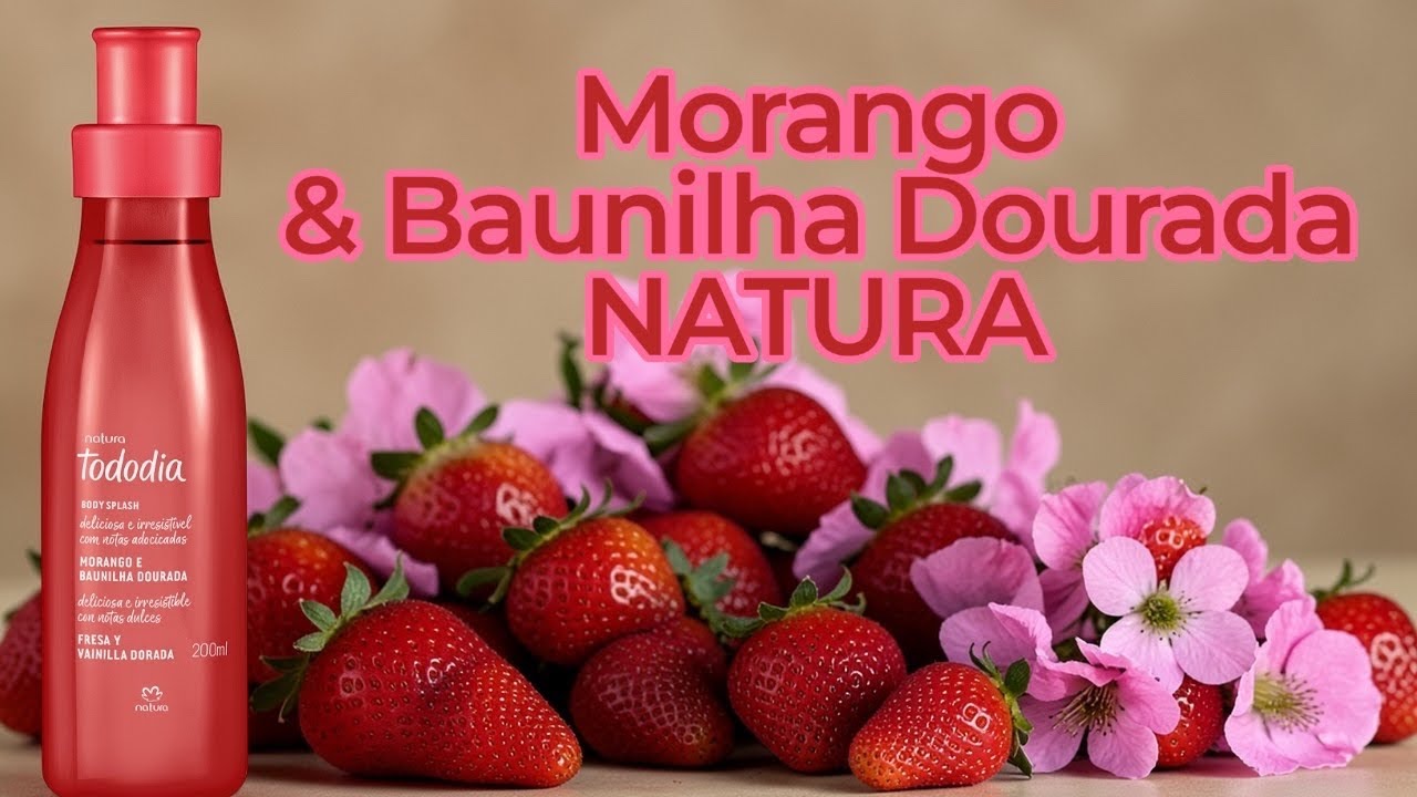 BODY SPLASH MORANGO E BAUNILHA DOURADA ( NATURA ) RESENHA 