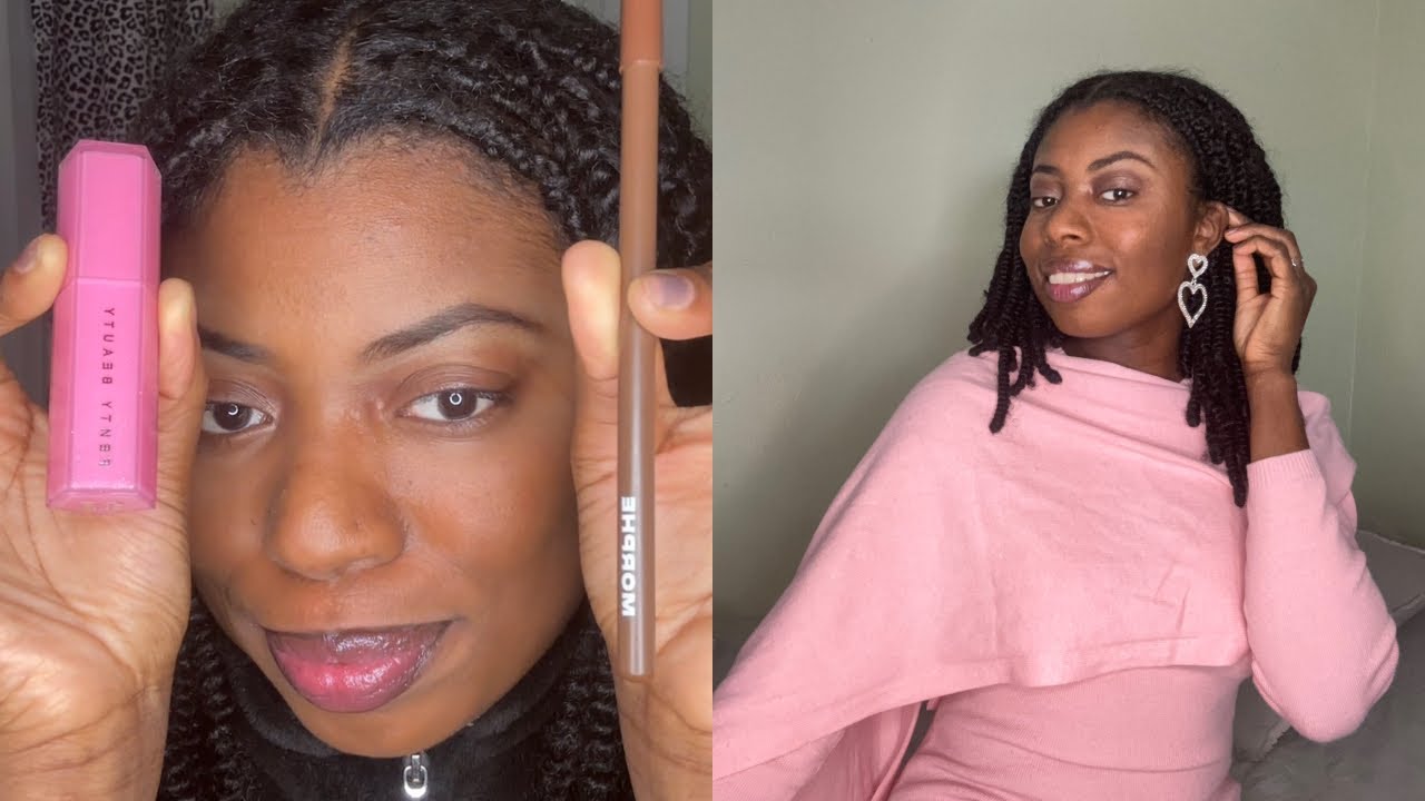 Ulta Beauty Haul , Best lip liners, Trying on Fenty Beauty Gloss Bomb 