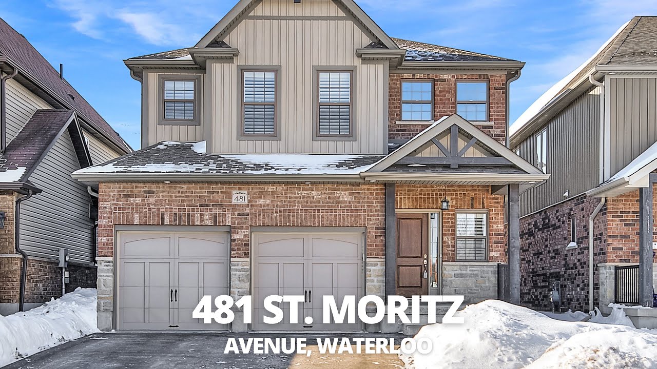 Amazing Clair Hills Family Home - 481 St. Moritz Avenue - Waterloo Real Estate Video