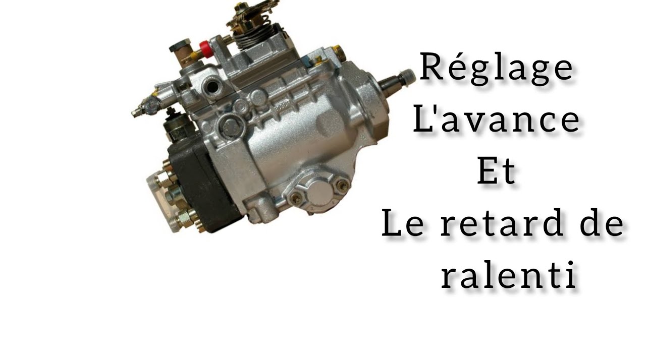 réglage l'avance et le retard de ralenti moteur 1.9 d (partner Peugeot ) pompe injection