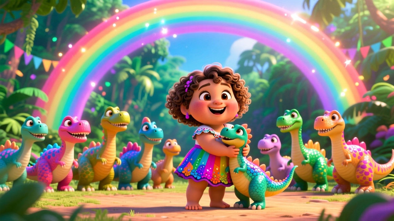 Little Dino | Fun Kids Song | Playful Counting Adventure