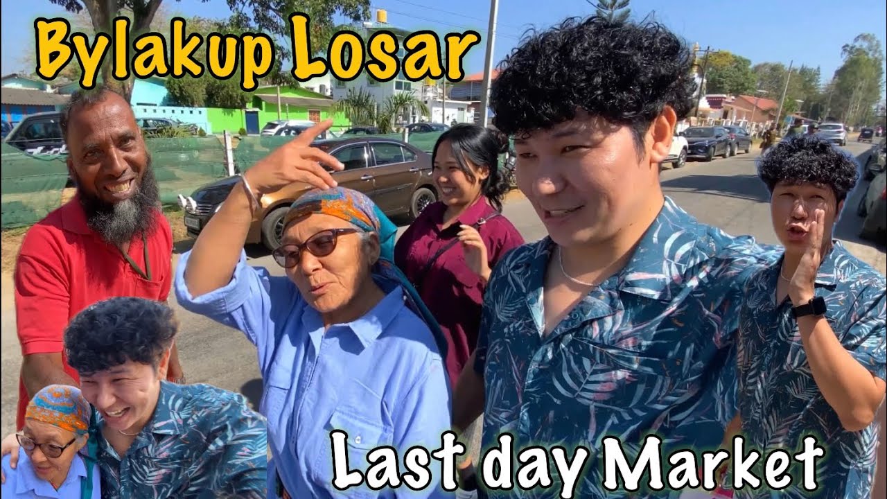 Bylakuppe Last-day Losar market + Mom comedy😂 || #tibetanvlogger #dailyvlogs 