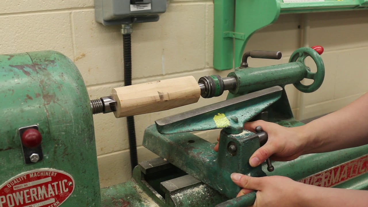 Preparing the PowerMatic Lathe for Spindle Turning