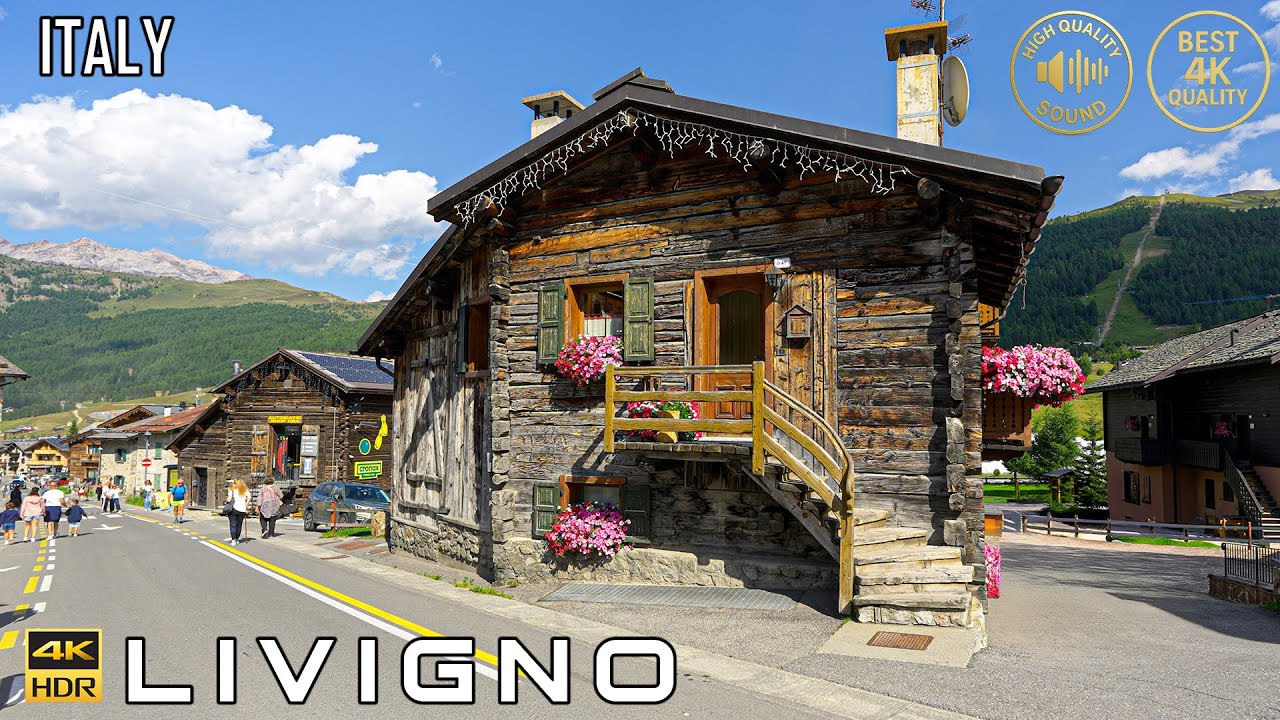 Livigno Italy 🇮🇹 Summer Walking Tour | Hidden Gem of the Alps 4K 60FPS