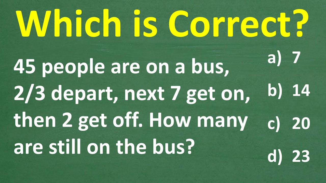 Simple Math Question Tricks MANY! Which Answer Is Right?