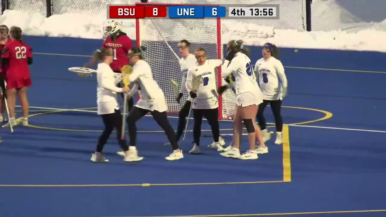 UNE Women's Lacrosse: Game Highlights vs. Bridgewater State (2/27/26)
