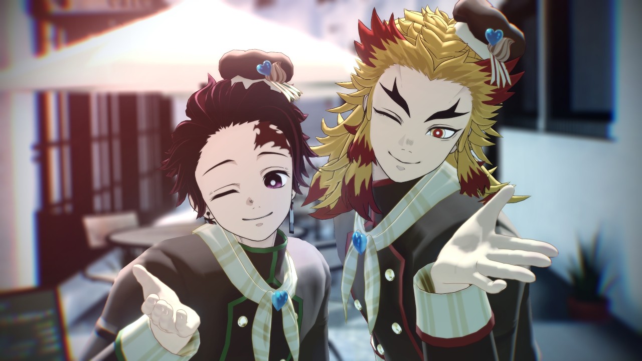 【鬼滅のMMD】愛包ダンスホール【煉獄・炭治郎 Velentine ver.】