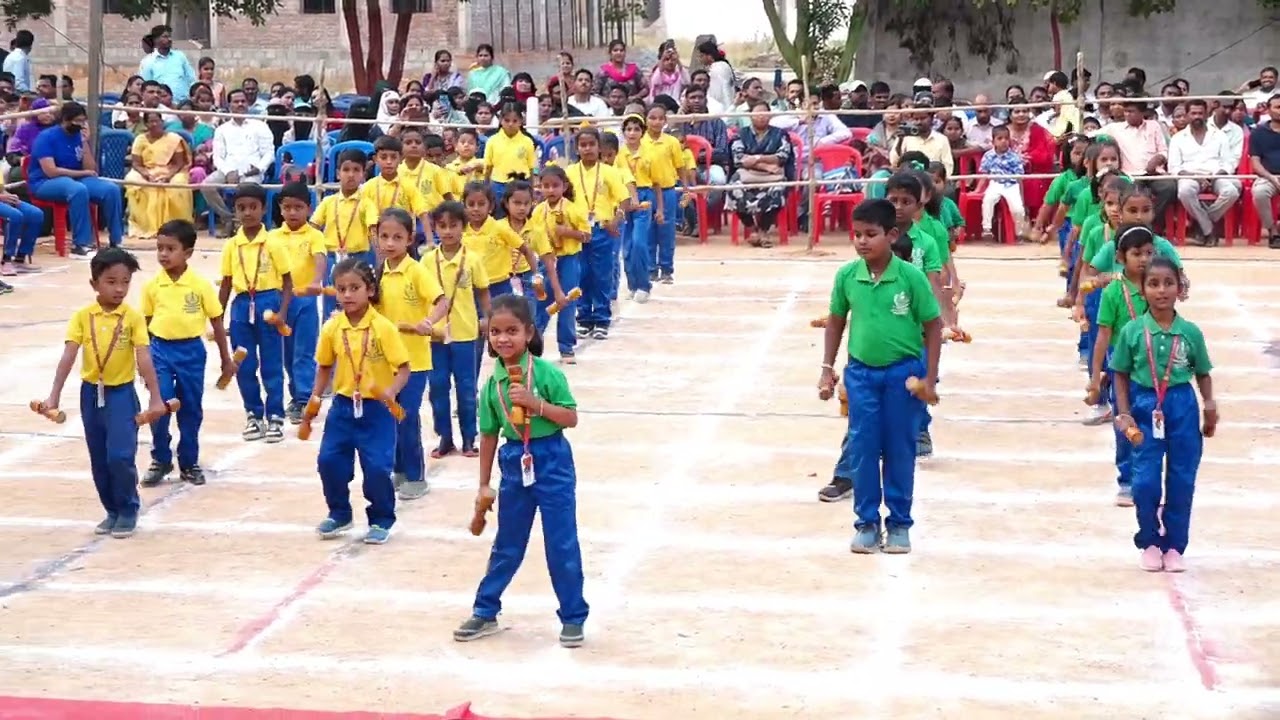 Dumbbell Drill 1st and 2nd class children Sangram'26 