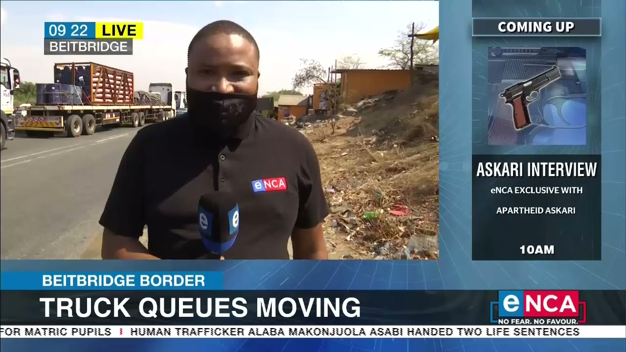 Traffic jam at Beitbridge border finally easing