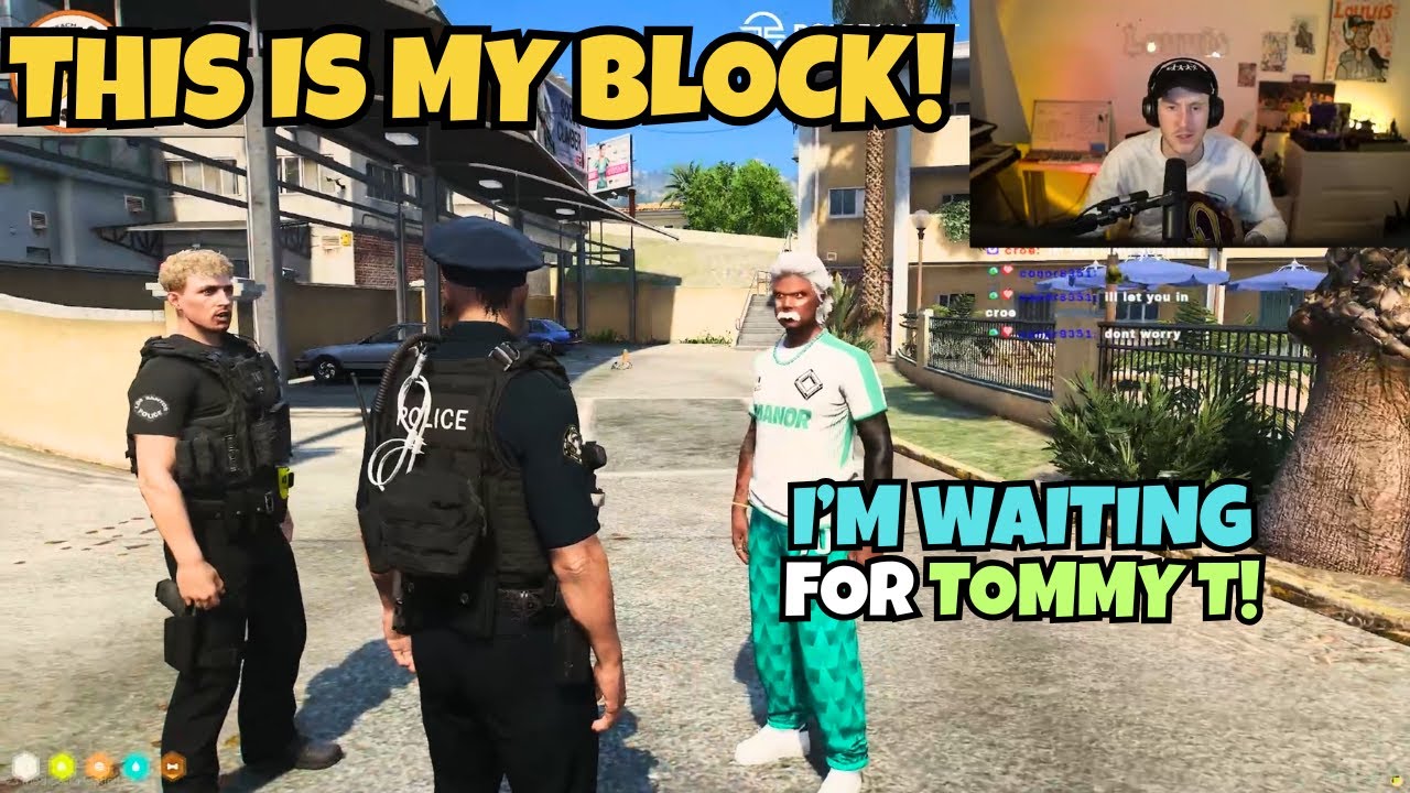 Miller & Bronson Confront Terry for Claiming MANDEM Block | NOPIXEL 4.0 GTA RP