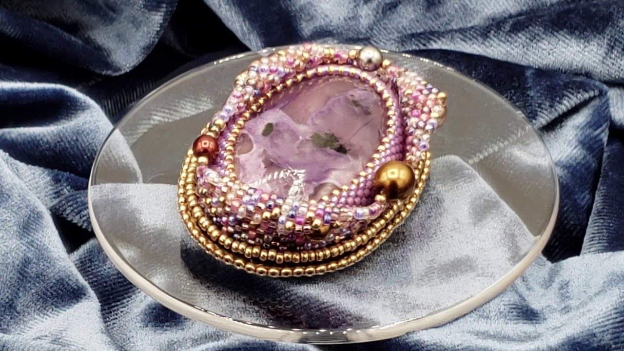 Handmade Beaded/Embroidery jewelry/брошь /брошь обзор