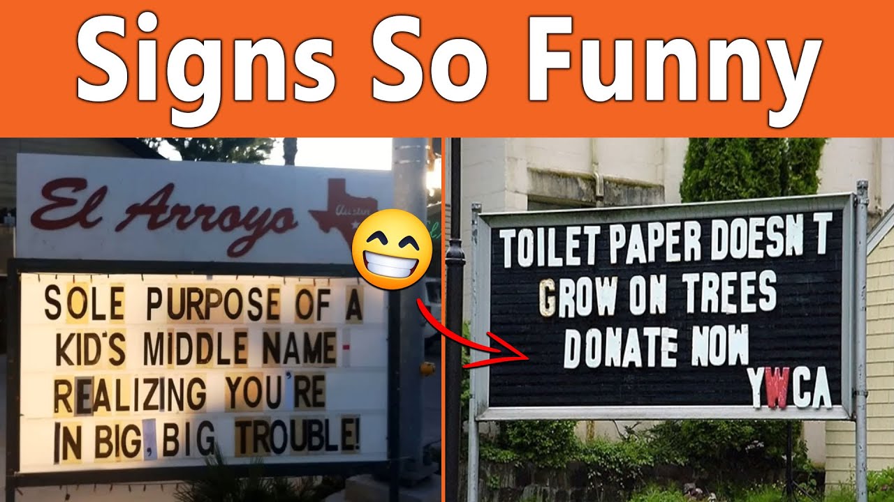 Signs So Funny, You’ll Wonder If They Were Made Just for Laughs! 😂 || Daily Joy
