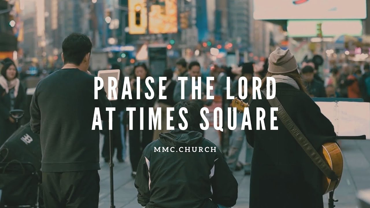 타임스퀘어 거리 찬양 Worship The LORD at Times Square 2025