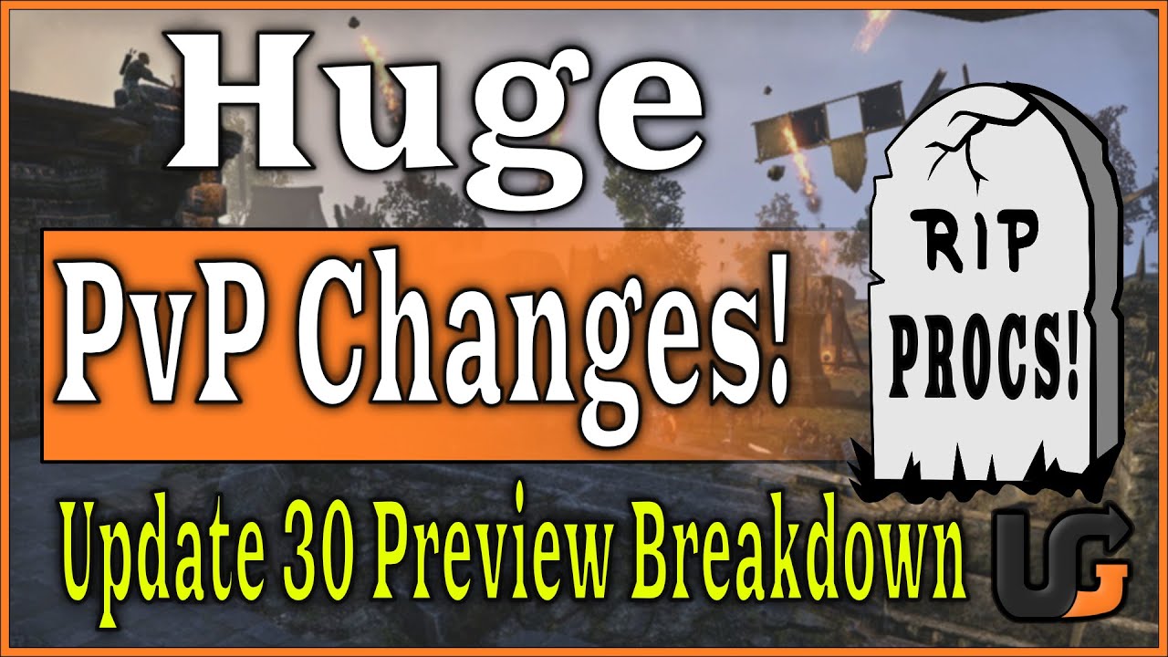 ESO Proc Sets NERFED!! ESO Update 30 Preview Blackwood | Proc Set Scaling