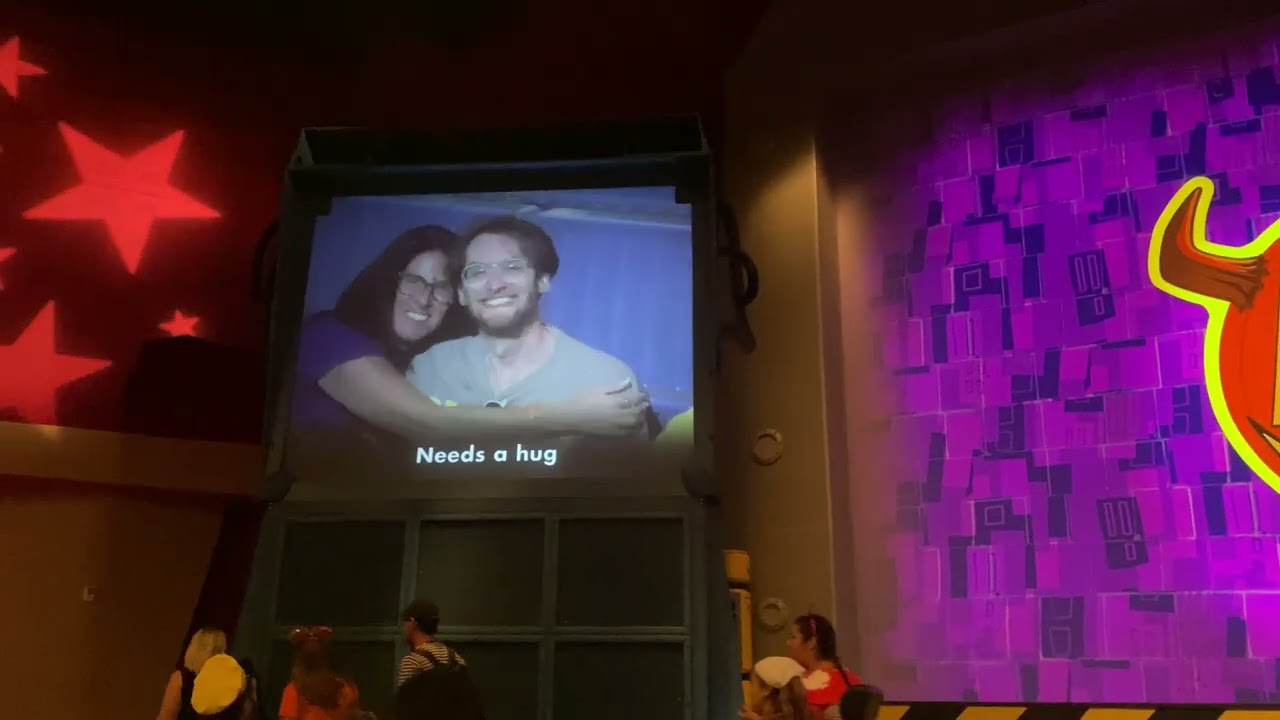 Monsters Roast Trick Or Treaters On Halloween in Monsters Inc. Laugh Floor At Magic Kingdom
