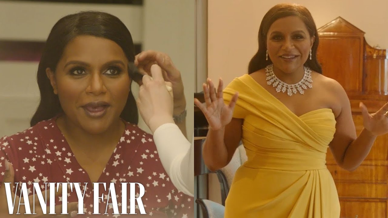 Behind Mindy Kaling's Oscars Look, From Makeup to Last Looks | Camera Ready | Vanity Fair