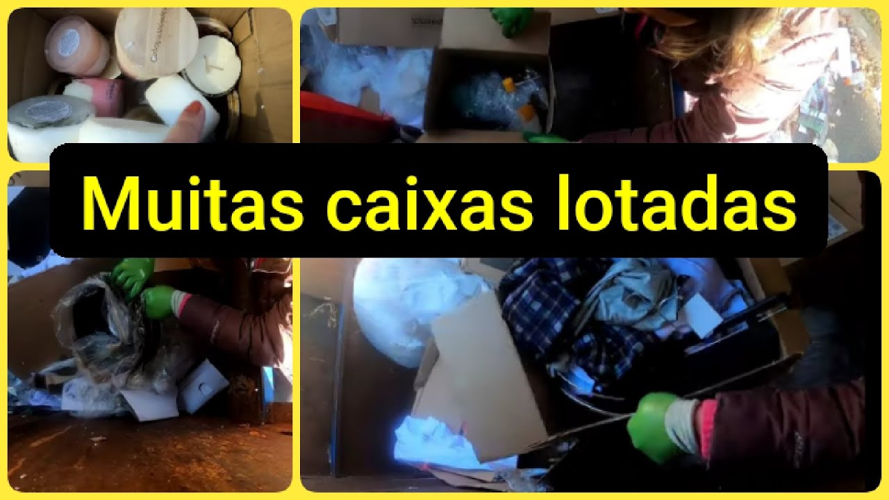 Oque sera que tem nessas caixas. Dumpster Diving