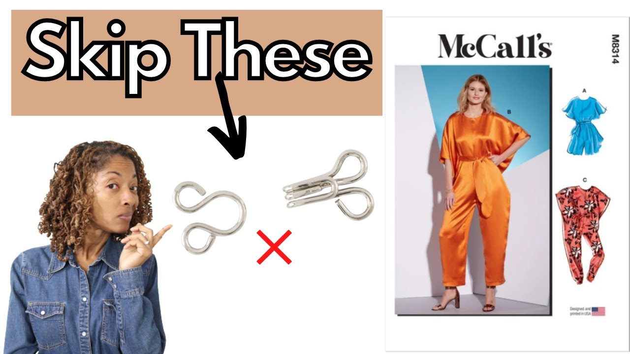 LOOK WHAT YOU CAN USE INSTEAD! McCALL'S 8314 - IT'S A CAFTAN JUMPSUIT
