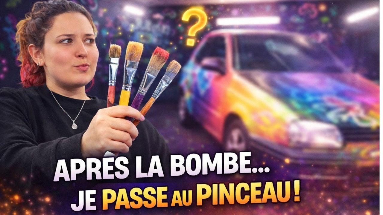 APRÈS LA BOMBE… JE PASSE AU PINCEAU !