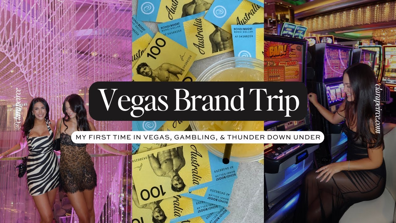 VEGAS VLOG: My First Time, Winning Big, & Bondi Boost Brand Trip