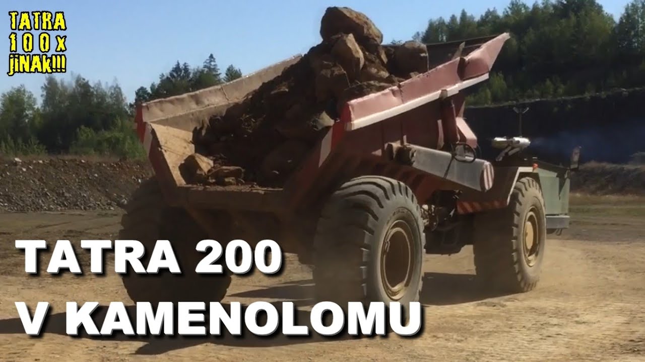 TATRA 200 v kamenolomu!