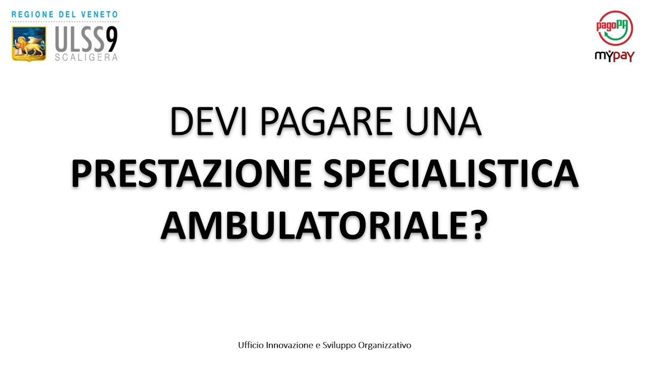 Pagare le prestazioni specialistiche e ambulatoriali con PagoPA: ecco come fare