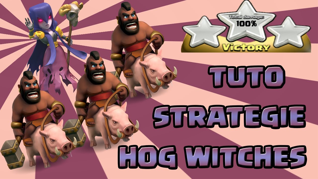 3 ETOILES SUR HDV10 EN MASTER | ATTAQUES COCHONS SORCIERES | CLASH OF CLANS | Français