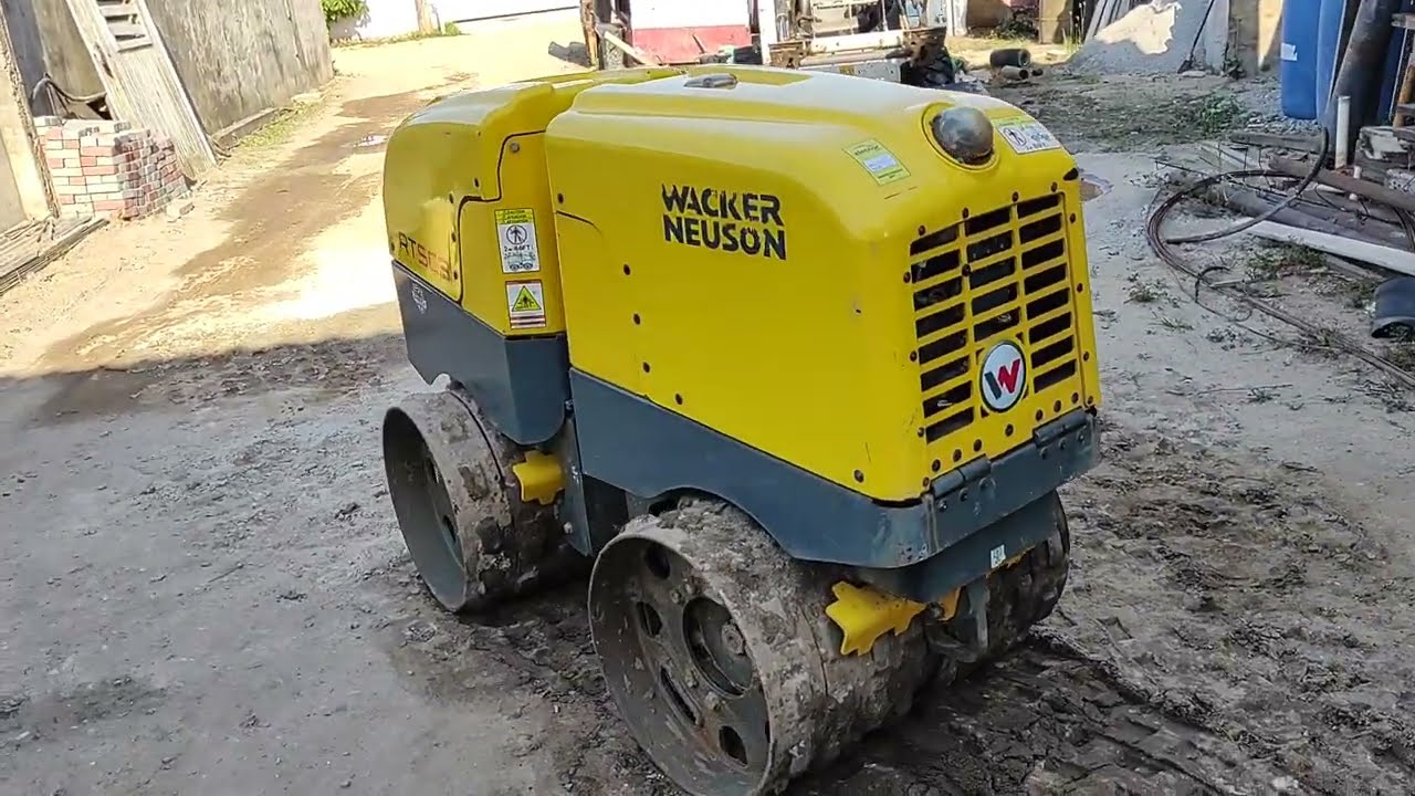 MONTAGEM E FUNCIONAMENTO DE ROLO COMPACTADOR WAKER NEUSON RTSC3