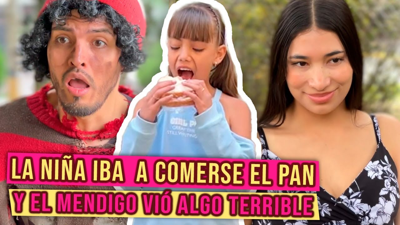 La NIÑA iba a COMERSE el PAN y el MENDIGO vió algo TERRIBLE!!