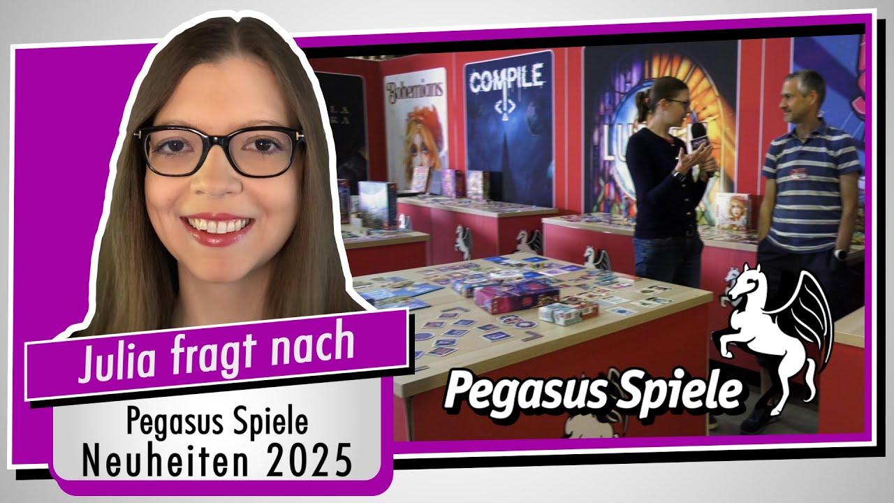 SPIEL 2025 - Pegasus Spiele 2025 - Neuheiten - Vorschau - Spiel doch mal!