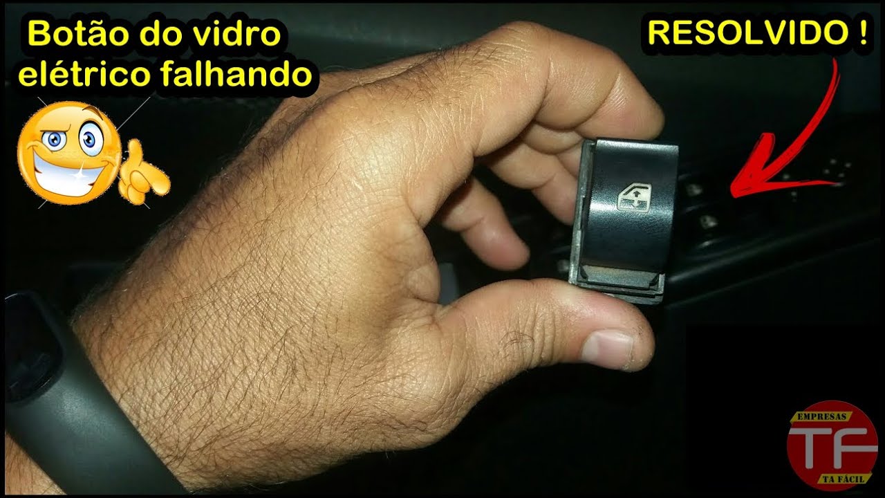 Limpeza do botão interruptor de vidro elétrico dos Fiat Palio,Siena ,Ideia e Strada