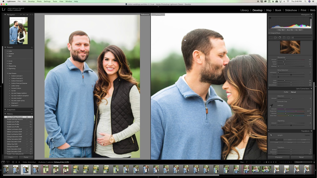 Editing Overcast photos