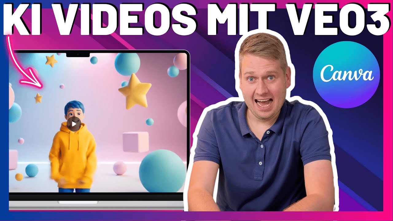 Canva KI Video erstellen mit VEO 3 🚀🤖 So einfach geht’s mit der neuen KI-Funktion!