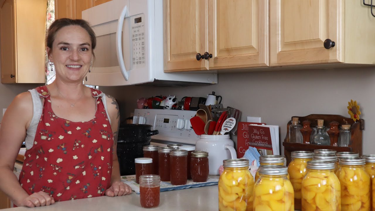 How to can- Canned Peaches in juice and Peach Syrup (Naturally Gluten Free)