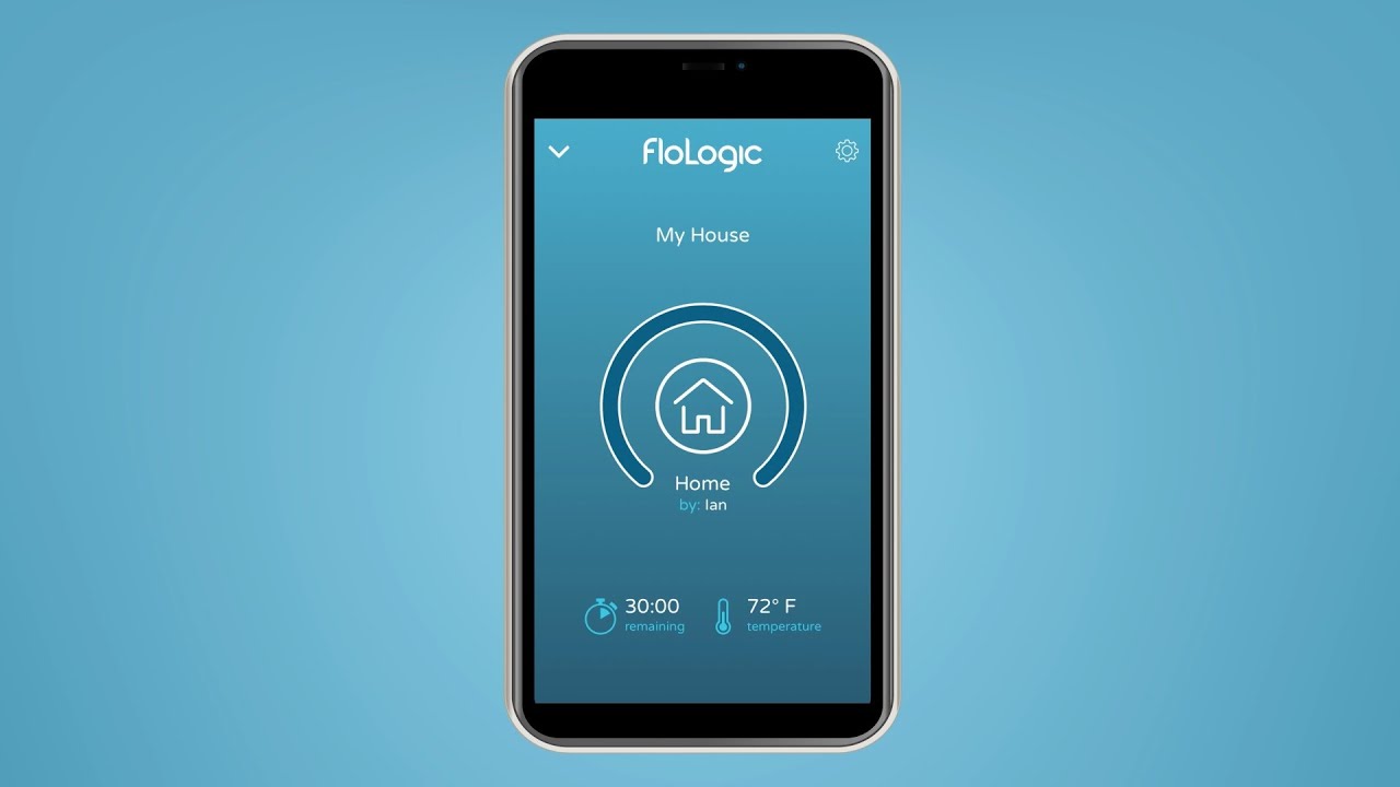 Использование приложения FloLogic Smart Water Control