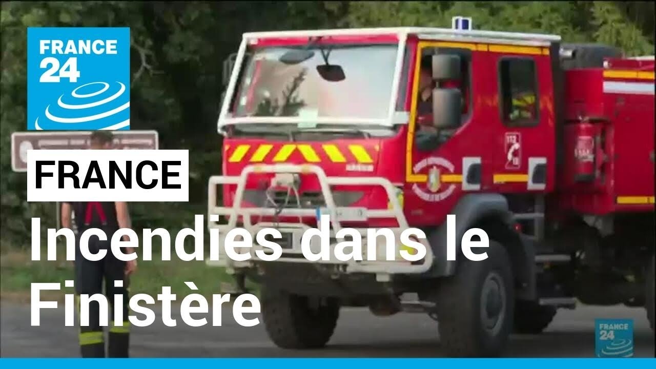 Incendies en France : plus de 1 400 hectares de végétation consumés dans le Finistère